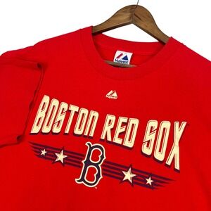 Majestic Vintage 2007 Boston Red Sox Shirt‎ Men's XL World Series History MLB